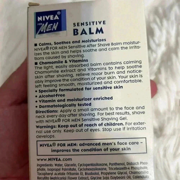Nivea men’s after shave. New. Sensitive‎ Balm - Picture 4 of 4